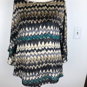 ADORO WOMENS MULIT-COLOR COVER-UP WING SLEEVES